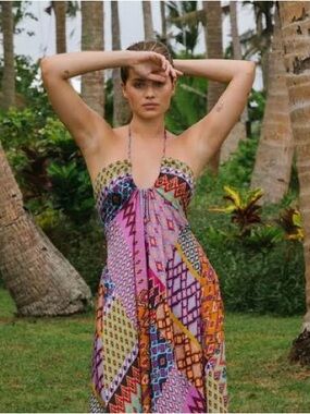🌞 Tigerlily Utopia Trinity Maxi Dress Patchwork Resortwear